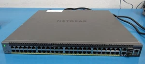 Netgear ProSafe GSM4352PS V1 M4300-52G-PoE+ 48-portowe zarządzalne części przełącznika L3 - Zdjęcie 1 z 12