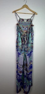 Camilla divinty Silk beach cover up tie dress one size - Picture 1 of 5