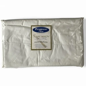 Wamsutta Supercale Plus Double Flat Sheet NOS NEU Off White - Bild 1 von 3