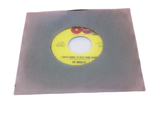THE MIRACLES I GOTTA DANCE TO KEEP FROM CRYING/ SUCH IS LOVE SUCH IS LIFE*NM- 7" - Picture 1 of 3