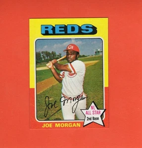 1975 Topps Mini #180 Joe Morgan AS EX/NM Cincinnati Reds #34980 - Foto 1 di 2