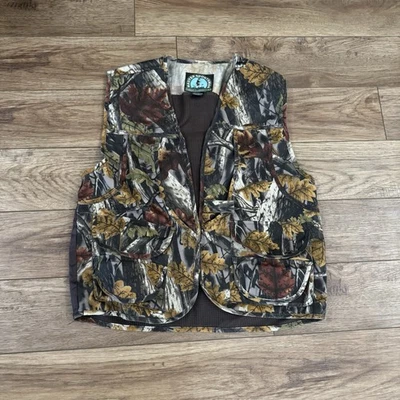 Vintage Master Sportsman Camo Fishing Hunting Outdoor Vest - Image 1 of 4