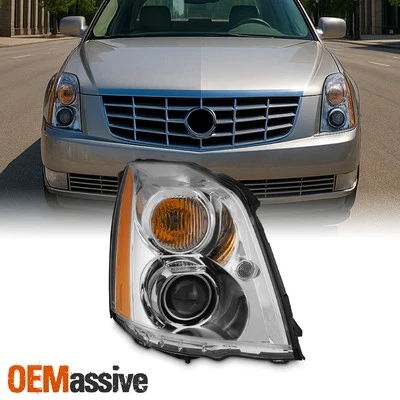 Faros cromados para proyector de xenón HID para Cadillac DTS 2006-2011 lado del pasajero Foto 1 de 4