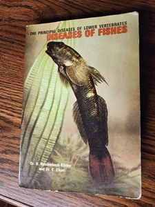 c1965 First Ed. Principal Diseases of Lower Vertebrates Diseases Of Fishes Elkan - Picture 1 of 7