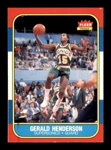 1986-87 Fleer #45 Gerald Henderson - Foto 1 di 2