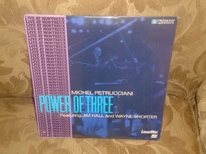 Michael PETRUCCIANI POWER of THREE Jim Hall Wayne Shorter Jazz Music LASERDISC - Picture 1 of 2