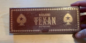 VTG sealed Marlboro Texan No. 45 Poker Cards In Box  Playing Cards - Picture 1 of 2