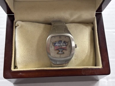 ALLSTATE SUGAR BOWL WRISTWATCH NEW IN BOX 2007 LSU TIGERS SELCO GENEVE WATCH - Image 1 of 3