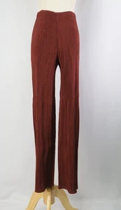 ISSEY MIYAKE Brown Pleats Pants 194 9561 - Picture 1 of 5