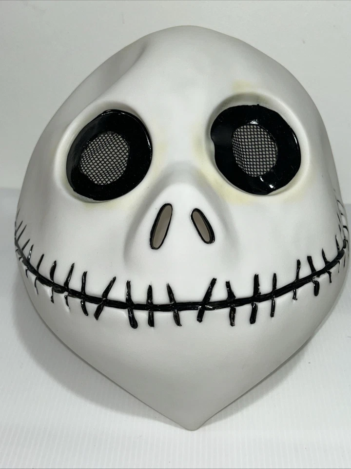 Máscara Adulta Completa Disney Jack Skellington Halloween Pesadelo Antes do Natal - Imagem 1 de 4