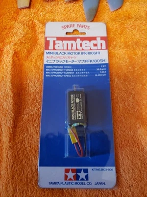 Tamiya Tamtech Mini Black Motor - FK-180SH - New -  JT25 - Image 1 of 4