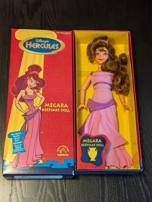 RARE vintage Disney MEGARA 15" KEEPSAKE DOLL Hercules princess Applause 1997 - Image 1 of 3