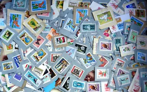 HUNGARY COMMEMORATIVE STAMPS on paper mixture/kiloware 3 oz. (84 grams) B2 - Picture 1 of 1