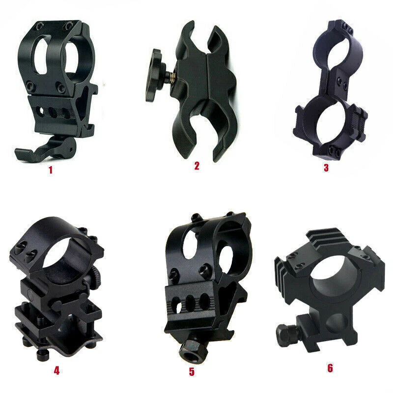 Scope Mount 1" 25.4mm Ring Adapter 20mm Picatinny Rail Bracket for Rifle Airsoft - Image 1 of 4