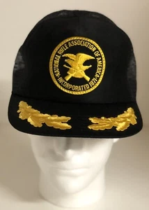 Vintage 70s National Rifle Association Trucker Mesh Hat Snapback QUICK SHIPPING! - Picture 1 of 7