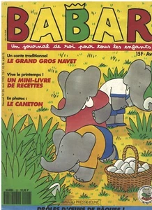 Semaine de BABAR Histoires Jeux Idées pour s'amuser pour PAQUES avril 1993 N°20 - Picture 1 of 2