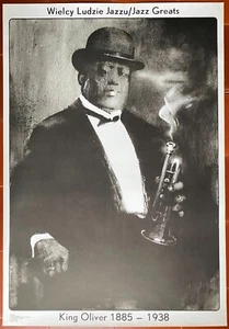 Polish Poster KING OLIVER Jazz Greats Music Trumpet SWIERZY 67x97cm - Picture 1 of 2