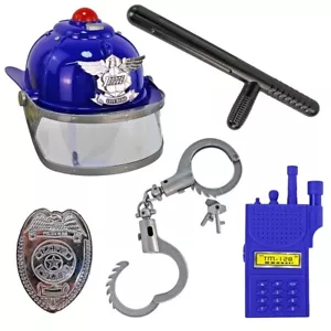 Polizei Kostüm Set Zubehör für Kinder - 5-teilig, Polizei Ausrüstung Kinder - Bild 1 von 6