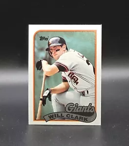 1989 Topps WILL CLARK Card #660 San Francisco Giants Baseball - Picture 1 of 2