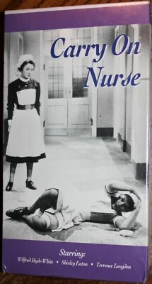 CARRY ON NURSE (vhs) Wilfred Hyde-White, Shirley Eaton. Brand NEW. Rare. B&W. NR - Image 1 of 2