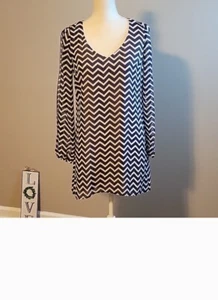 Mini Vestido Speechless Para Mujer Azul Marino Y Blanco Manga Larga Talla Juniors Pequeño - Imagen 1 de 6
