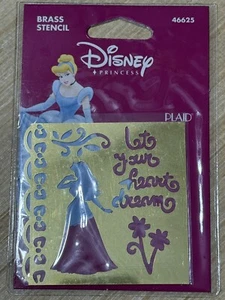 Disney Cinderella Brass Stencil - Picture 1 of 2