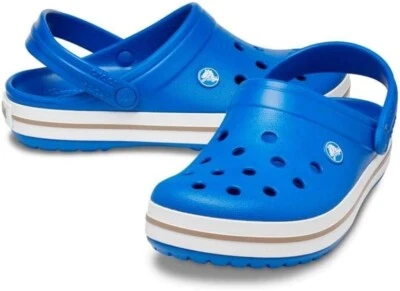 Zueco Crocs Unisex Crocband AZUL PERNO EE. UU. Para hombres 7 Para mujeres 9 Foto 1 de 4