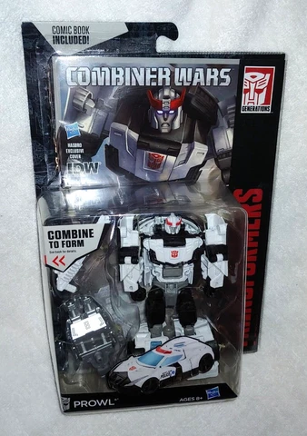 Transformers Generations Combiner Wars PROWL Deluxe Figure w/IDW Comic Hasbro Cover