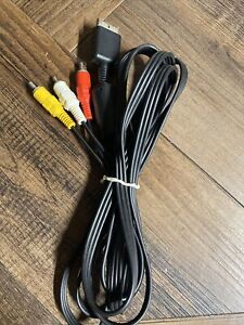 Official Sony Playstation 1 2 3 PS1 PS2 PS3 Audio Video AV Wire Cord! Authentic!