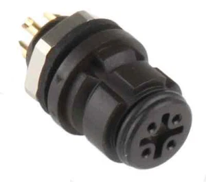 Binder SUBMINIATURE CONNECTOR 2A 125V 4-Contacts Socket, Female 99-9212-00-04 - Picture 1 of 5