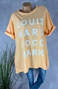 Italy OVERSIZED Long TOP T-SHIRT Tunika LOUIS KARL MARC orange 36 38 40 42 - Bild 1 von 6