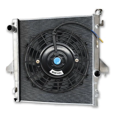 Radiator + Fan For 2003-09 Dodge Ram 2500 3500/08-09 4500 5500 5.9L 6.7L Diesel - Image 1 of 4
