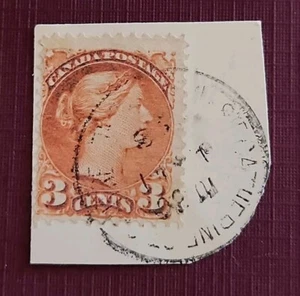 1. Sello Canadá 1868 "Reina Victoria" en muy buen estado usado - Imagen 1 de 2