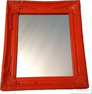 Verzierter Kunstharz Spiegel für Wand/Theke Staffelei Rückseite vertikal oder horizontal - Bild 1 von 11