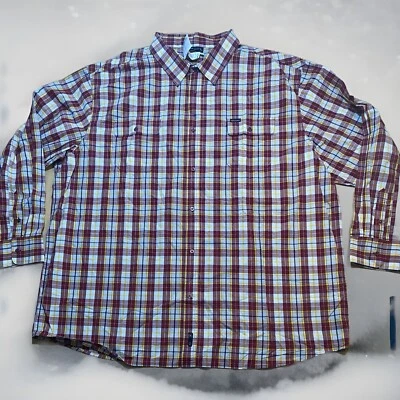 Rocawear Button Up Shirt NEW Big Tall Men's 6X Long Sleeve Dress Hip Hop Flannel - Image 1 of 4