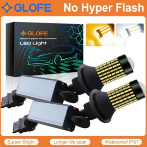 2X 3157 Canbus Error-Free Switchback LED White Amber Turn Signal/DRL Light Bulbs - Picture 1 of 11