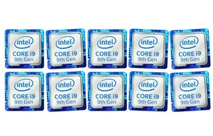 10 PCS Sticker for CORE i9 inside Skylake Case Badge Logo Decal 18mm x 18mm - Picture 1 of 1