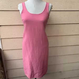 Michael Kors Wool Dress Pink Sleeveless Short Sheath Vintage Casual Party 2 - Picture 1 of 5