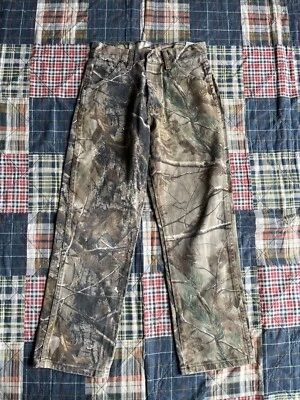 Pantalones de mezclilla Wrangler camuflados de caza para jóvenes niños talla 12 regular Foto 1 de 4