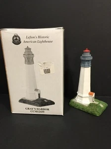 1999 Lefton's Historic American lighthouse Gray's Harbor CCM12435 - Picture 1 of 5