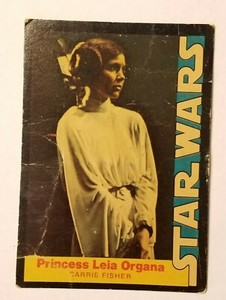 1977 Wonder Bread Star Wars Princess Leia Organa Carrie Fisher #3 