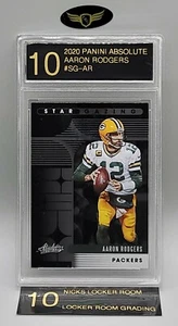 Panini Absolute Geen Bay Packers 2020 Aaron Rodgers #SG-AR graduado como nuevo LRG 10 - Imagen 1 de 2