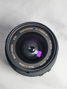 Quantaray for Canon AF Mount 28-90mm 1:3.5-5.6 Macro Aspherical Multi-Coat Japan - Picture 1 of 5