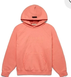 Fear of God Essentials Hoodie Koralle - Garantiert Authentisch XL - Bild 1 von 4