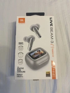JBL Live Beam3 - True Wireless Noise Cancelling Earbuds - Wireless Charging - Picture 1 of 6