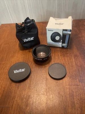 Lente gran angular profesional Vivitar 52 mm 0,43x con óptica macro V-52W HD4 Foto 1 de 4