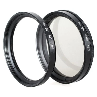 MARKENLOS Set UV + Pol-Filter passend für Nikon Z50 mit 16-50mm Objektiv