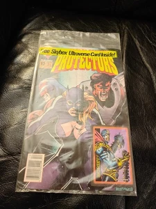 Protektoren #12 (1992-1994) Malibu Comics, Fabrik Polybeutel mit Karte - Bild 1 von 2