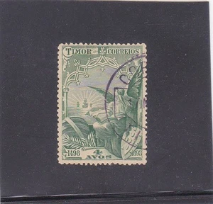 TIMOR BRIEFMARKE VASCO da GAMA 4 a.    (1898) gebraucht - Bild 1 von 1