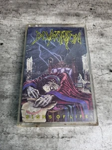 Devastation: Signs Of Life Cassette Tape 1989 Combat Relativity Records - Picture 1 of 6